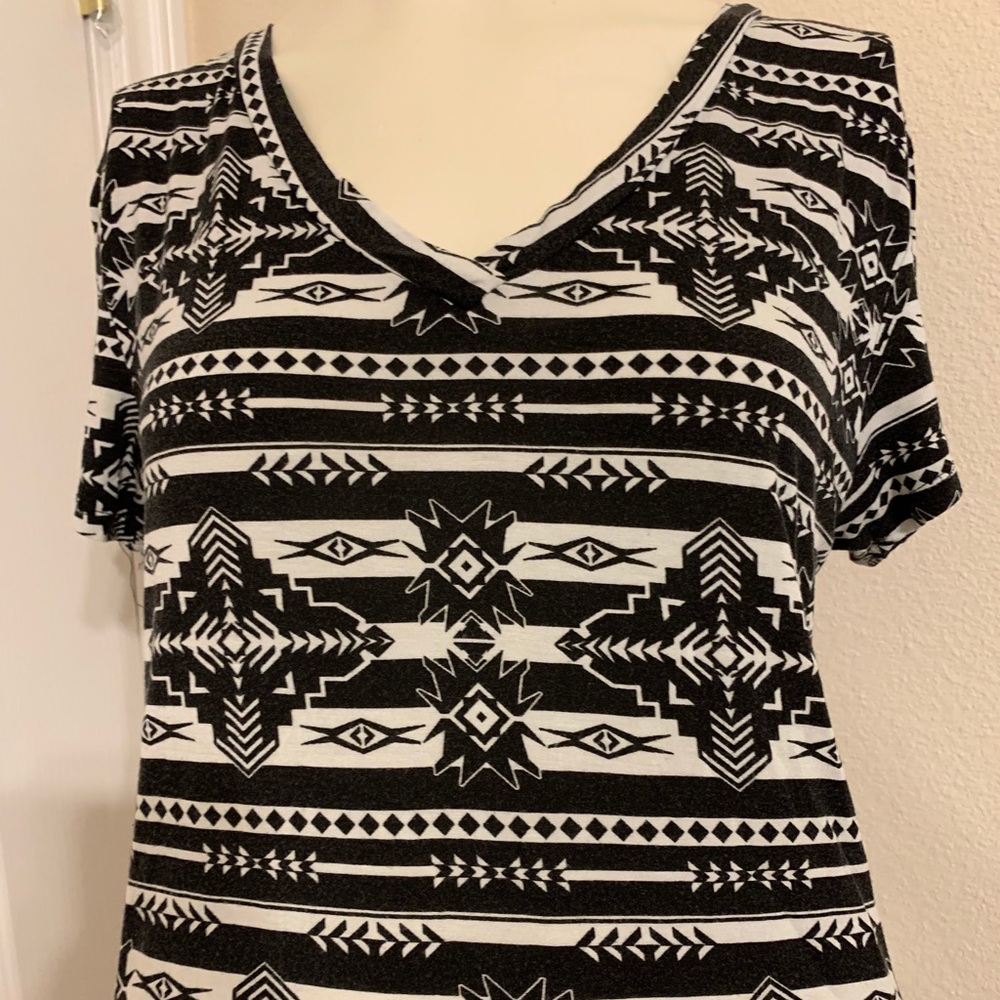 Black and White Shirt